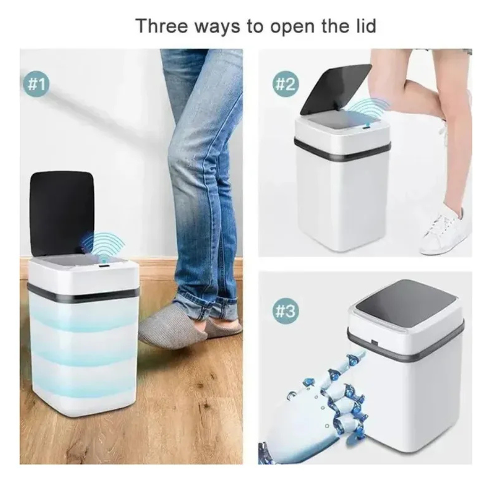 Caneca De Basura Inteligente Con Sensor