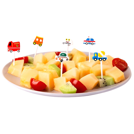 Set Mini Palitos X6 Snack Pincho Carros