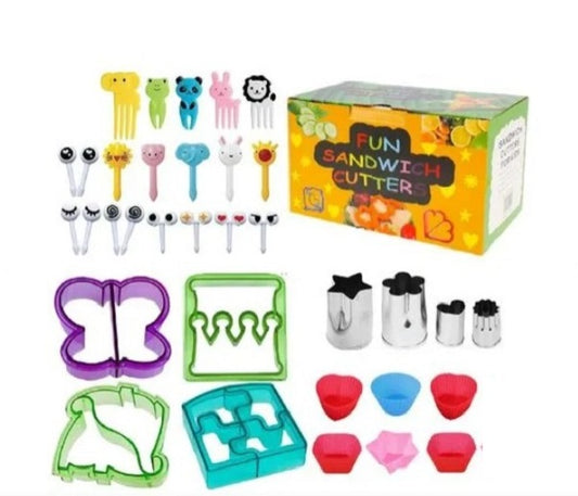 Kit De Moldes Y Pinchos Para Lonchera