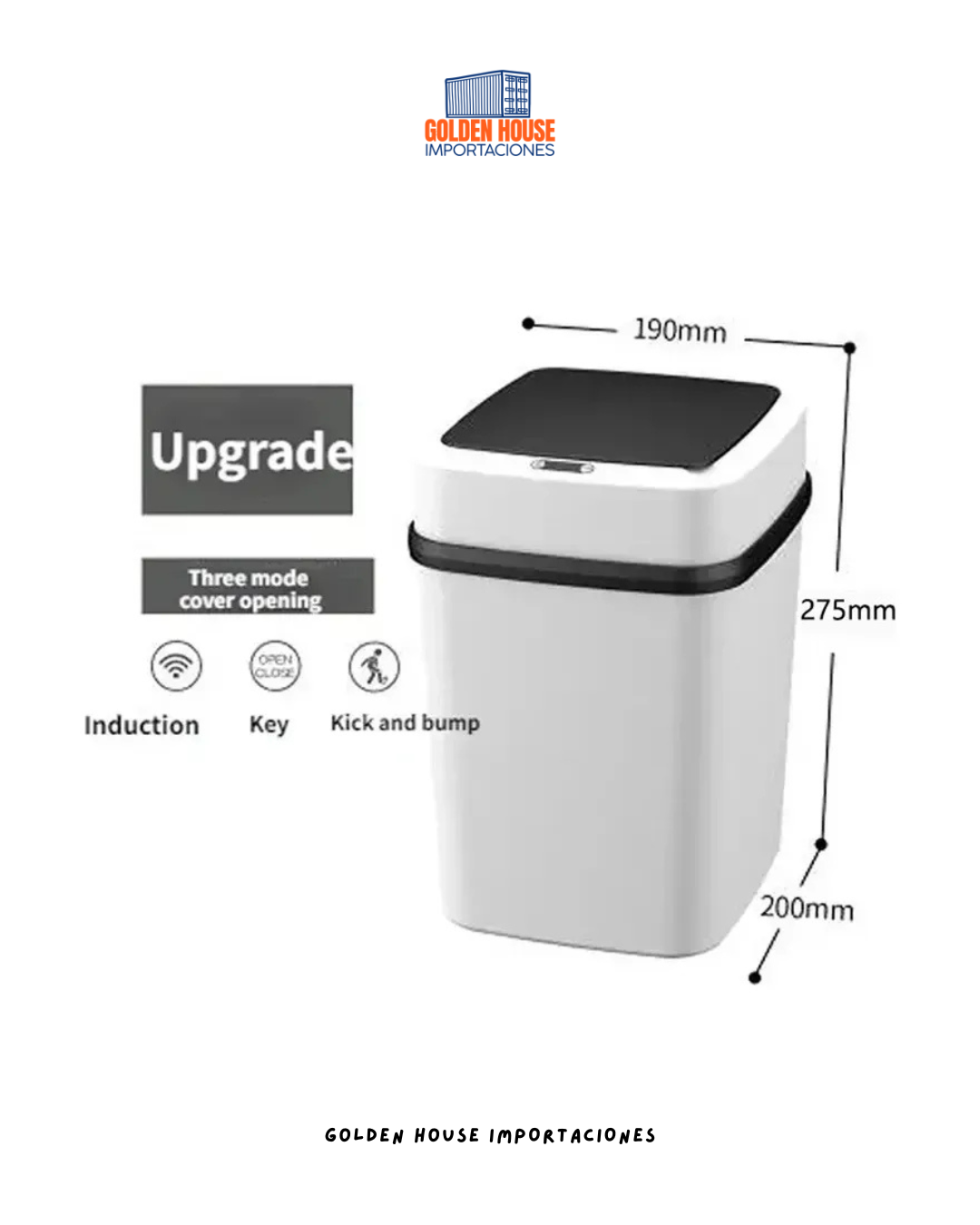 Caneca De Basura Inteligente Con Sensor