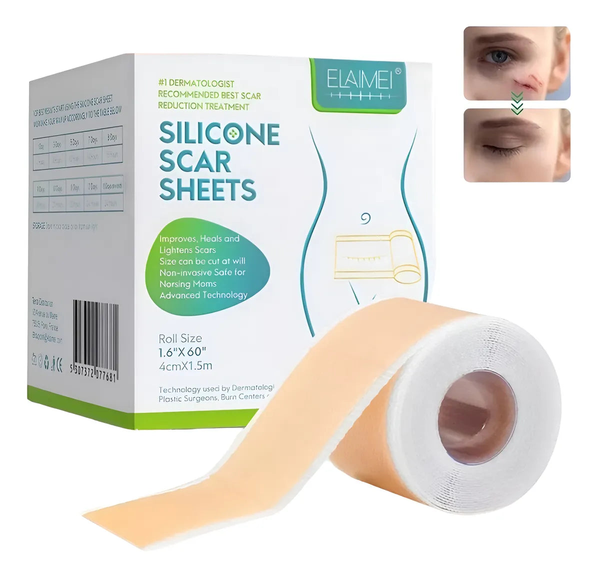 Cinta De Silicona Para Quitar Cicatrices